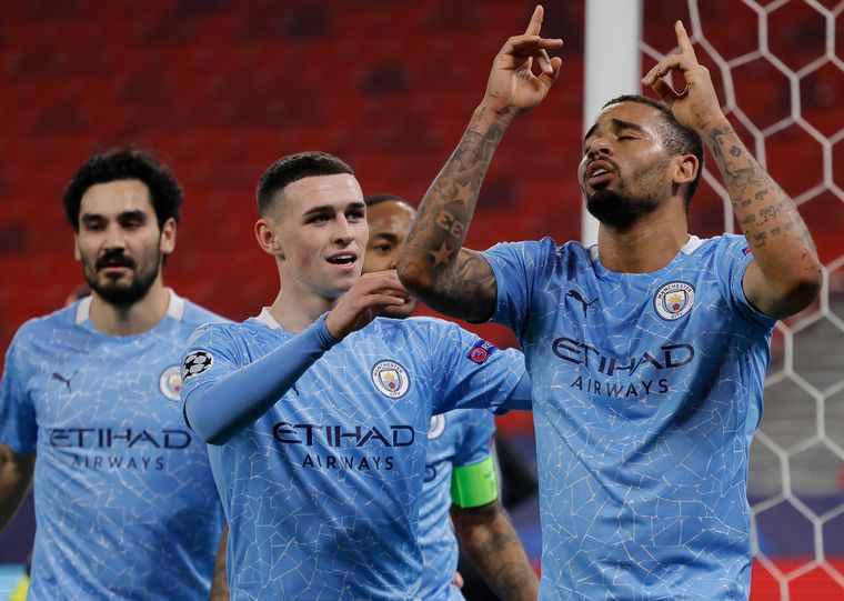 Gabriel Jesús selló el 2-0 a favor del City.