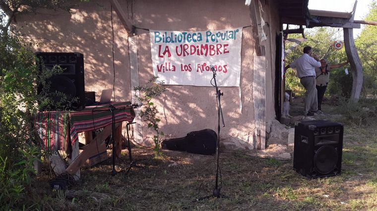 La biblioteca popular de Villa Los Aromos tiene edificio propio.