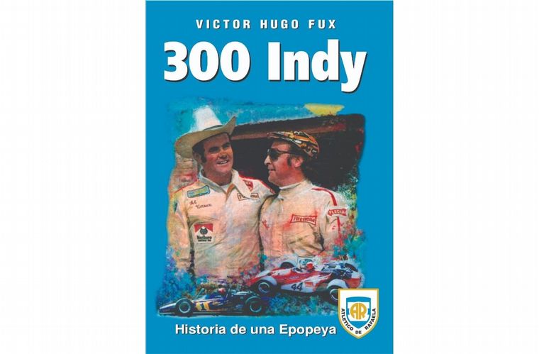 El libro de V.H. Fux, presentado ayer, con Pairetti y Al Unser en la tapa