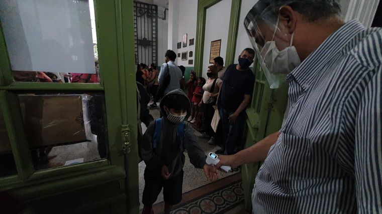 La vuelta a clases presenciales en Córdoba. 