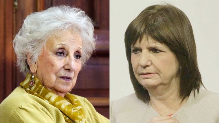 Cruces entre Estela de Carlotto y Patricia Bullrich.