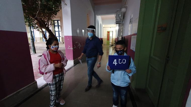 La vuelta a clases presenciales, en imágenes.