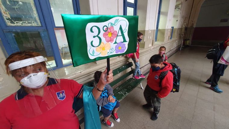 La vuelta a clases presenciales, en imágenes.