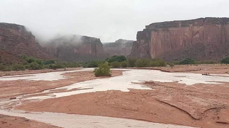 Cascadas en el Parque Talampaya