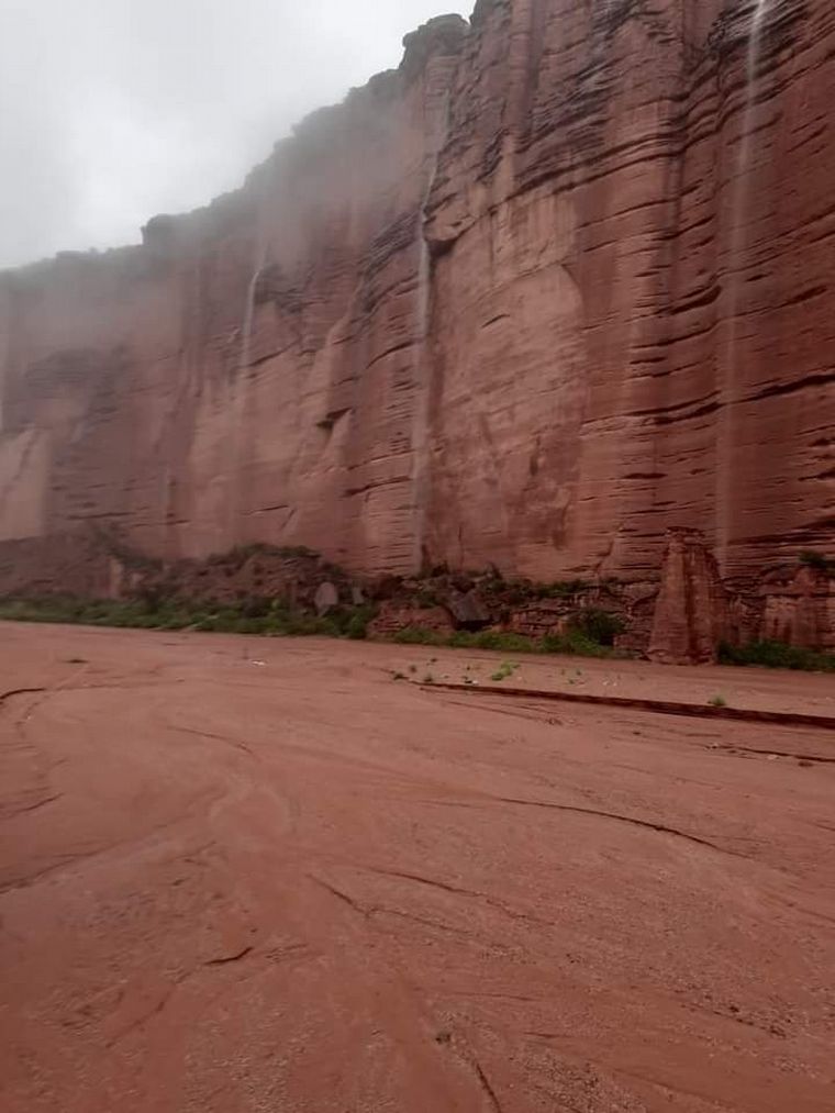 Cascadas en el Parque Talampaya