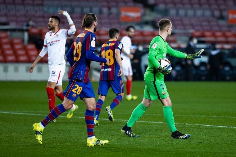 Barcelona se enfrenta al Sevilla por las semifinales de la Copa del Rey.