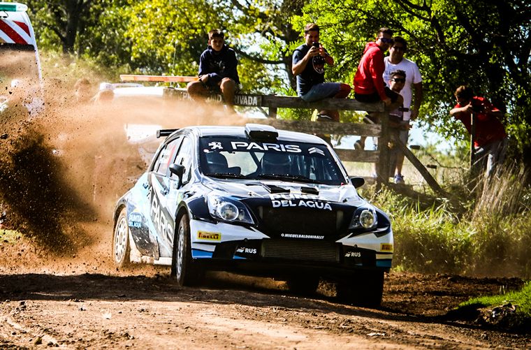 Miguel Baldoni del Tango Rally Team, el escolta del viernes en General Madariaga.