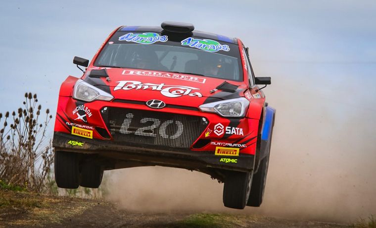 Mar{in Scuncio de Hyunday, se aceró al final de etapa y fué 4°.