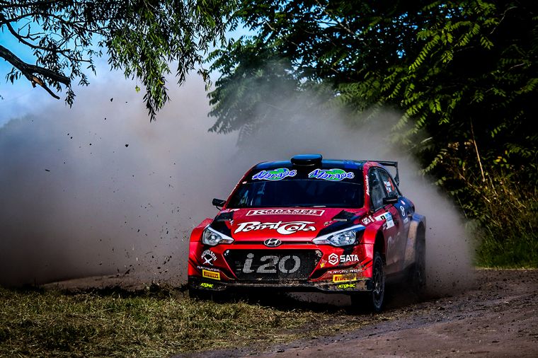 Buenos parciales de Scuncio (Hyundai) en la mañana del domingo.