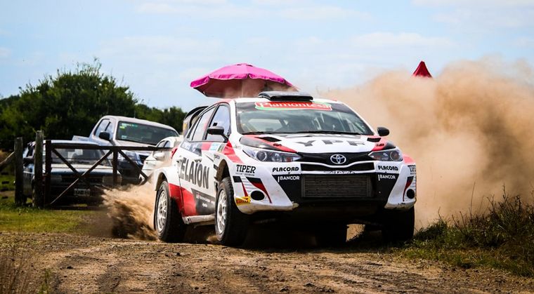 Primeros puntos importantes para Villagra y su Yaris TGR.