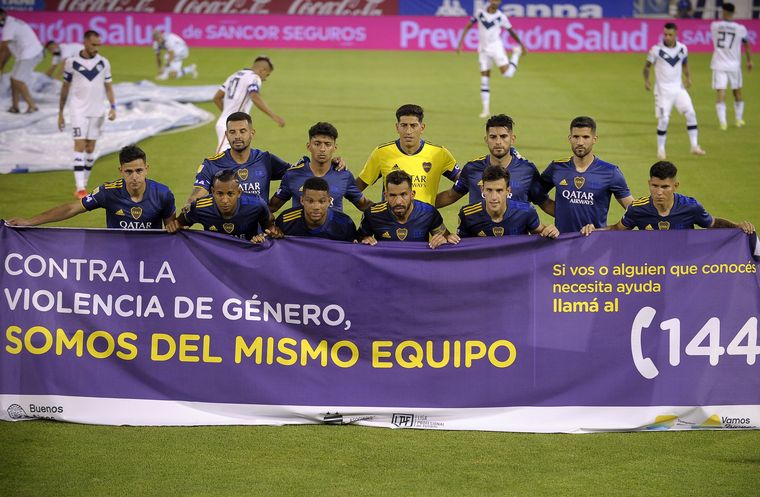 Vélez y Boca se sumaron a la campaña contra la violencia de género
