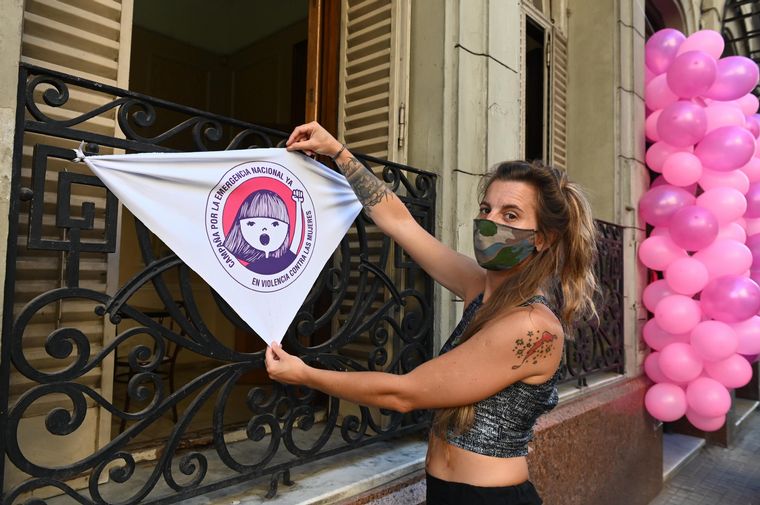 Movilización en Rosario.