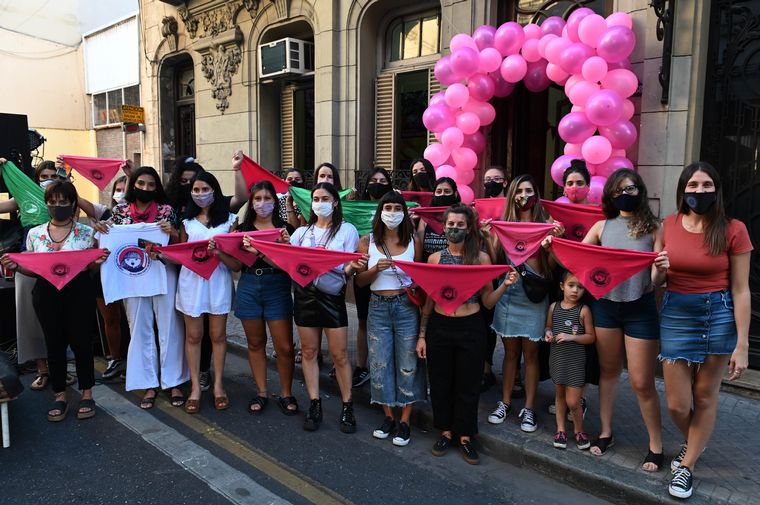 Movilización en Rosario.