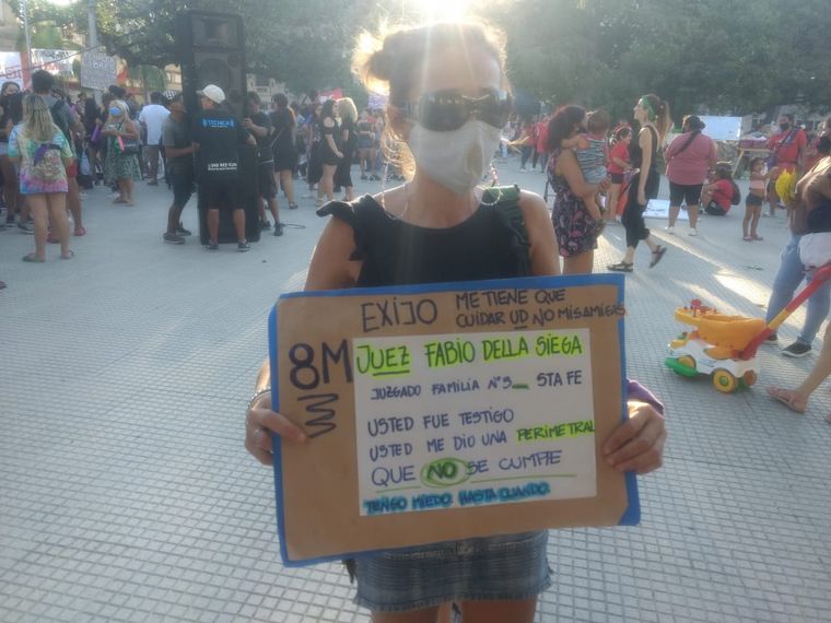 Movilización en Santa Fe.