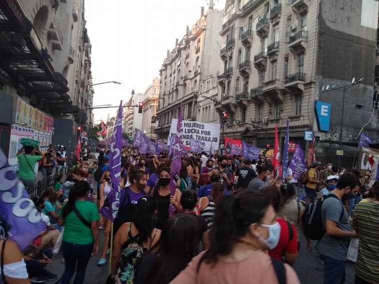 FOTO: Movilización en Buenos Aires. 