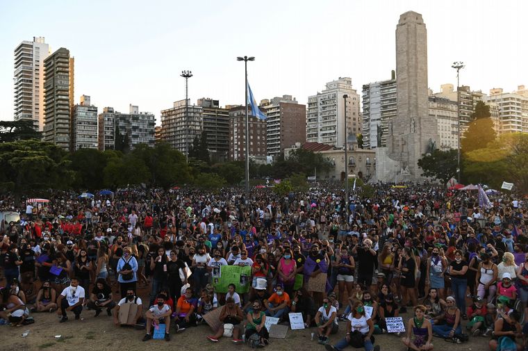 Movilizaciones en todo el país en contra de la violencia de género.