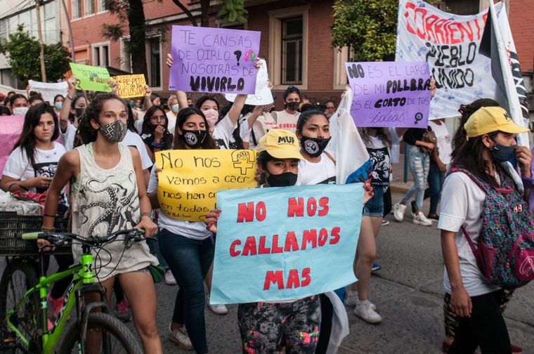 Movilizaciones en todo el país en contra de la violencia de género.
