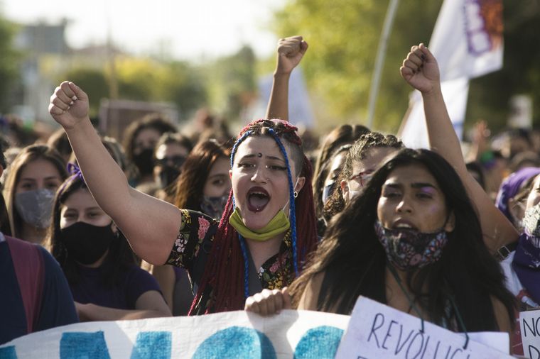 Movilizaciones en todo el país en contra de la violencia de género.
