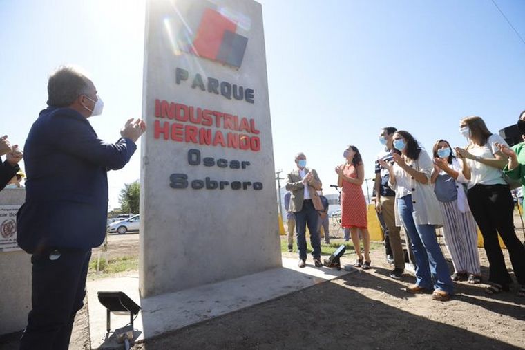 Quedó inaugurado el Parque Industrial de Hernando