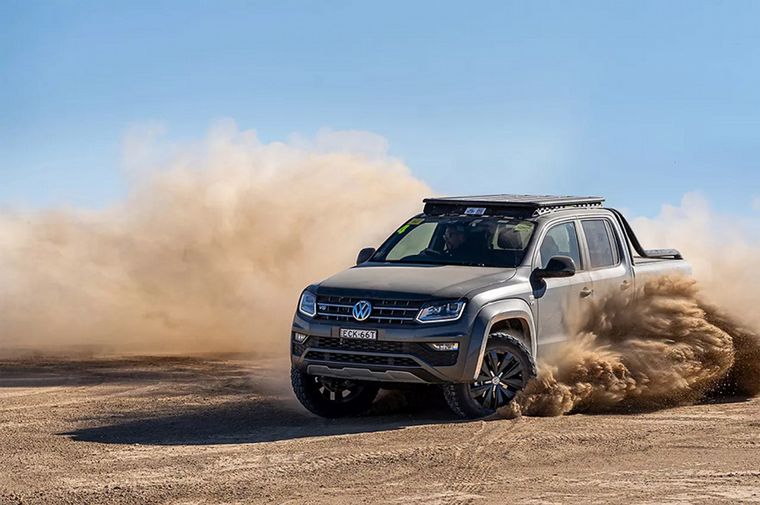 Amarok fabricada en Argentina para el mundo, con volante a la derecha.
