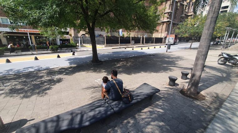 Trabajos en la nueva Supermanzana de Córdoba.