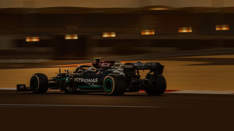 El finlandés colocó las gomas mas blandas -C5- para lograr el mejor tiempo