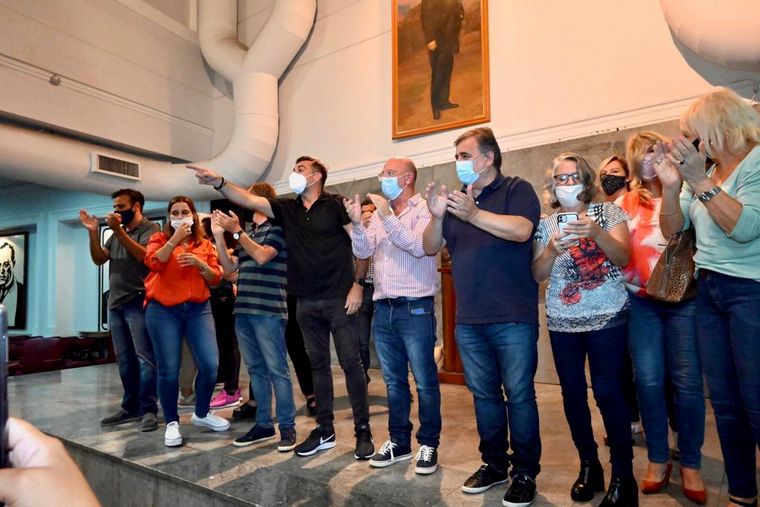 Los referentes de la línea Convergencia se adjudicaron la victoria. 