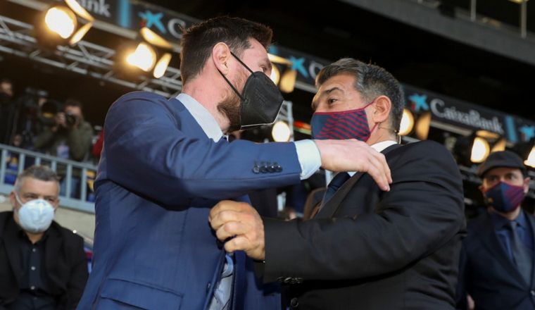 Laporta estaba al frente del Club cuando Messi se fue al PSG (FOTO: Archivo)