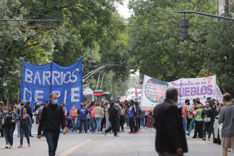 Masiva concentración de organizaciones sociales en Córdoba