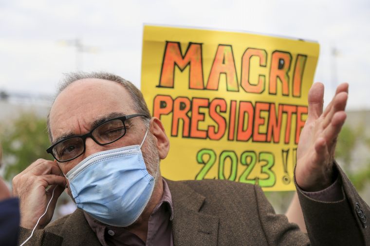 Fernando Iglesias, en la presentación del libro de Mauricio Macri.