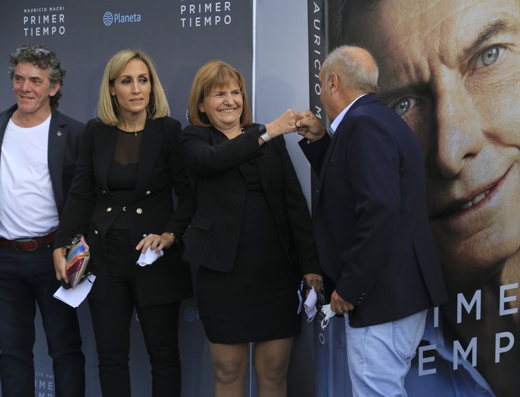 Patricia Bullrich, en la presentación del libro de Mauricio Macri.