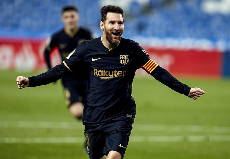 Lionel Messi hizo dos de los goles de su equipo. 
