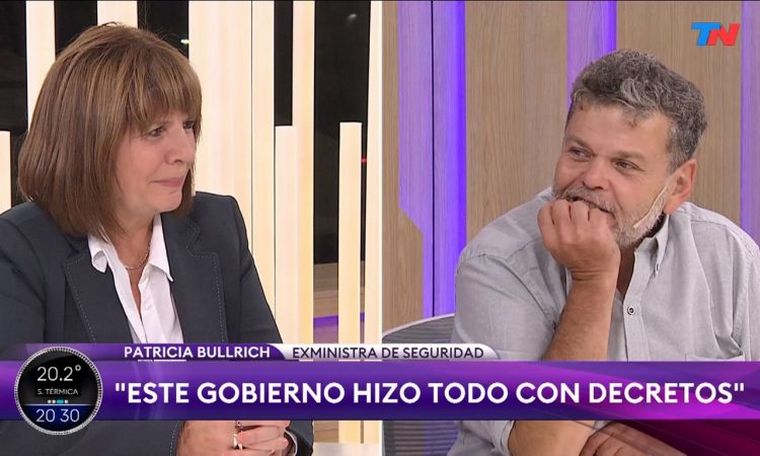 Bullrich le ofreció en vivo a Alfredo Casero sumarse a JxC.