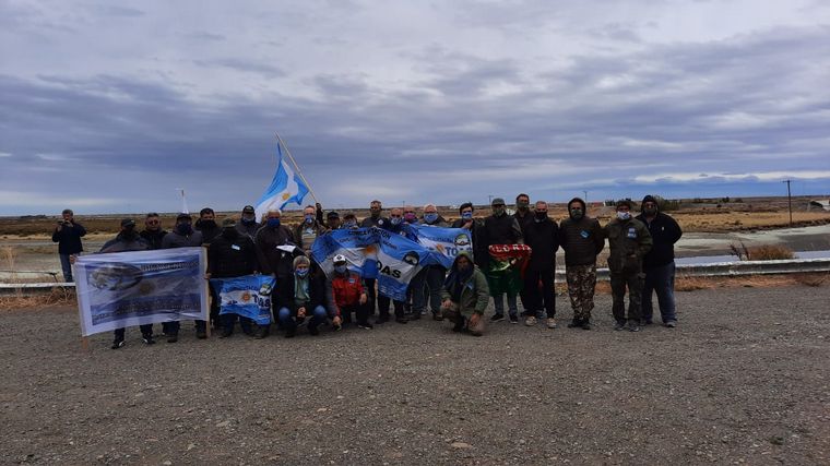 FOTO: Ex soldados de Malvinas reclaman su derecho a la veteranía. Fotos: Mirta Velázquez.