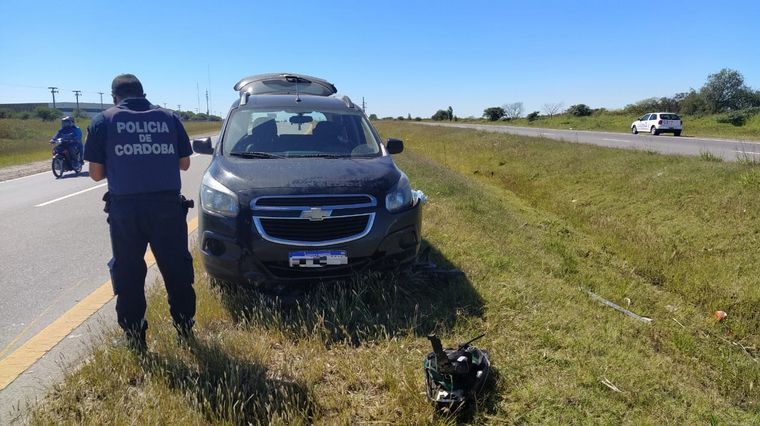 Accidente sobre la autovía 19, en el ingreso a Córdoba.
