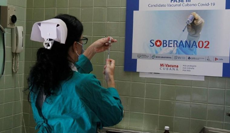 Soberana, la vacuna producida en Cuba.
