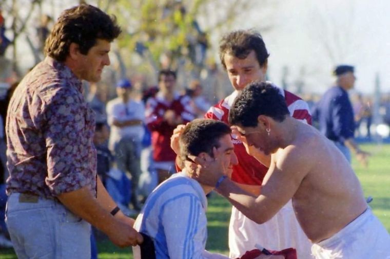 Diego Maradona en Totoras