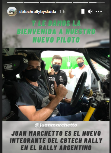 La bienvenida oficial del CBTech by Skoda en la cuenta de Instagram