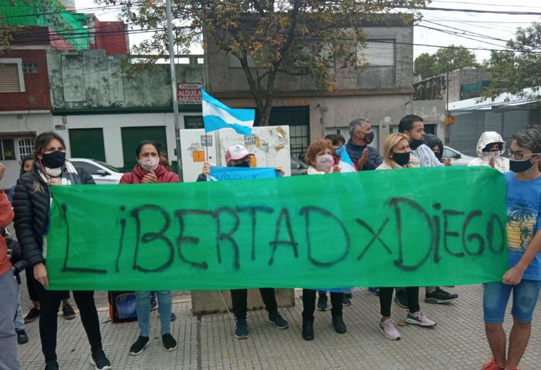 Incidentes en la marcha por el joven que mató a dos ladrones