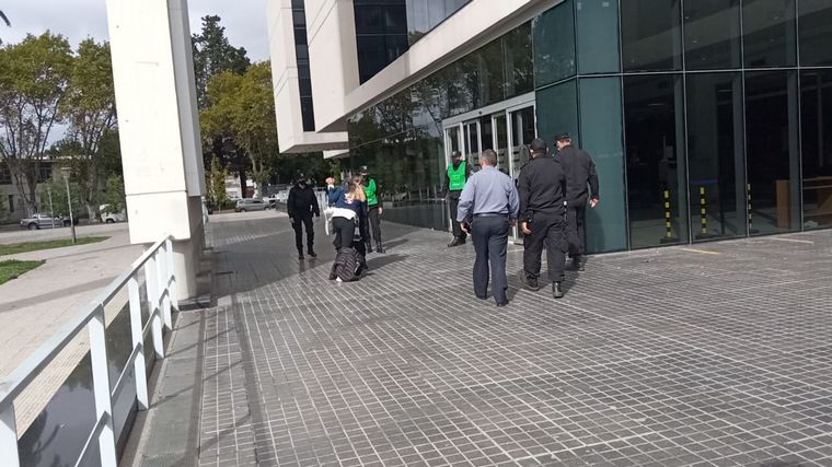 Incidentes en la marcha por el joven que mató a dos ladrones