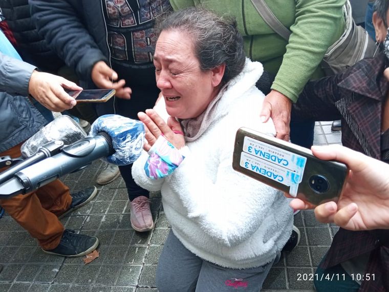 Incidentes en la marcha por el joven que mató a dos ladrones