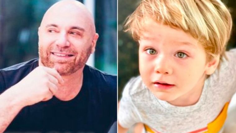 Martitegui y su hijo.