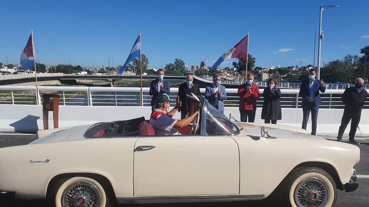 Inauguración Puente Sargento Cabral.