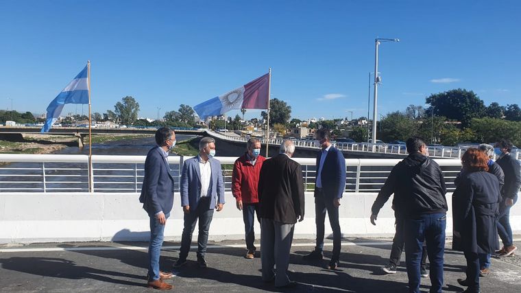Inauguración Puente Sargento Cabral.
