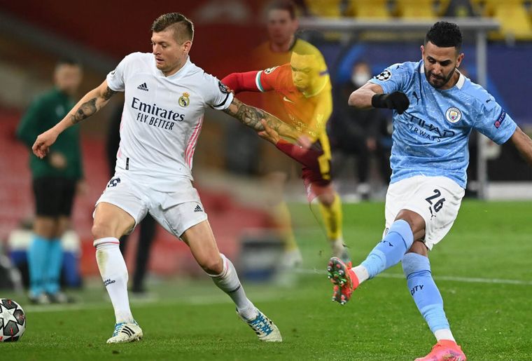 El Real Madrid y el Manchester City, semifinalistas de la Champions League.