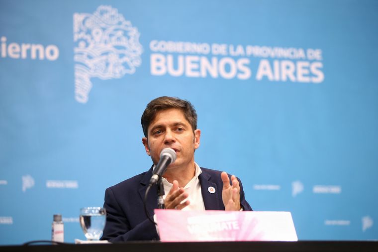 FOTO: Lo anunció este lunes el gobernador de Buenos Aires, Axel Kicillof