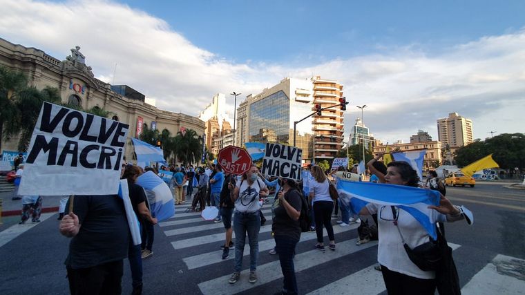 Manifestantes en Córdoba (Foto: Daniel Cáceres).