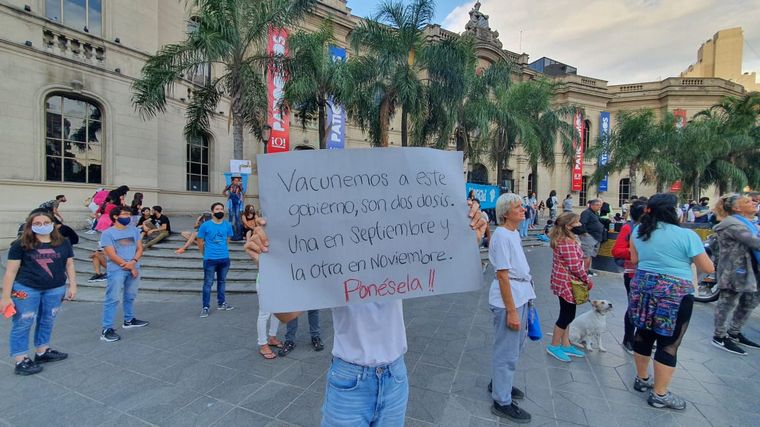 Manifestantes en Córdoba (Foto: Daniel Cáceres).