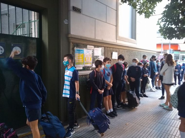 Las escuelas de CABA volvieron a recibir a sus alumnos