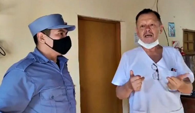 El médico Vicente Antonio Palacio detenido en Formosa.
